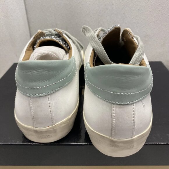 NEW MICHELE LOPRIORE Gemma Terry Sneakers – 9 – White Terrycloth Low-Tops - Picture 2 of 3